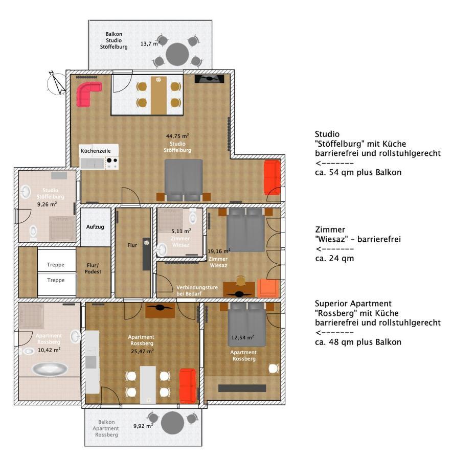 Ferienwohnungen Und Zimmer In Reutlingen-Goenningen Exterior photo